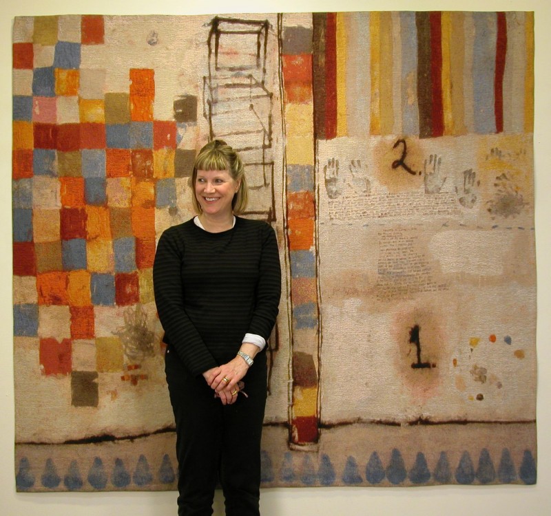 Artist in front of Story of Painting