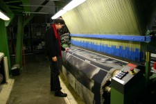 At the tapestry mill