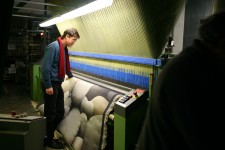 At the tapestry mill