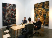Ed Moses Tapestries at Bobbie Greenfield Gallery