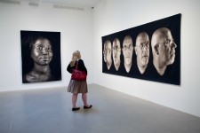 Chuck Close at Pace Gallery, 2009 by Yosra El-Essawy