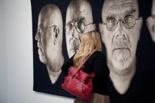 Chuck Close at Pace Gallery, 2009 by Yosra El-Essawy