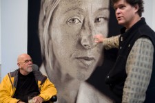 Chuck Close at Pace Gallery, 2009 by Yosra El-Essawy