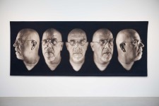 Chuck Close at Pace Gallery, 2009 by Yosra El-Essawy